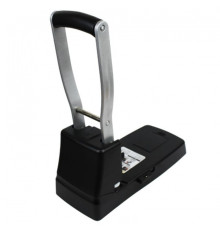 Дырокол "78150", до 150 листов, металлический корпус, черный