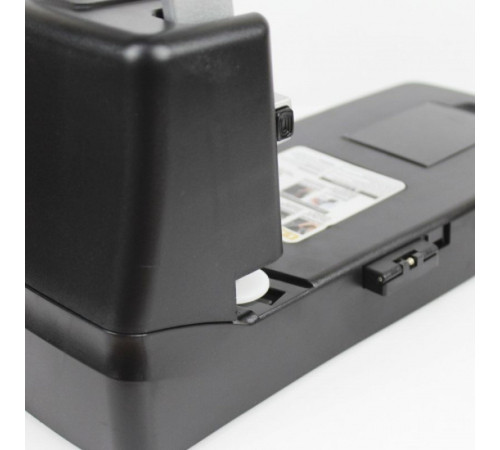 Дырокол "78150", до 150 листов, металлический корпус, черный