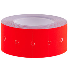 Этикет-ценник, OfficeSpace, 21х12мм, красный, 500 штук в руллоне