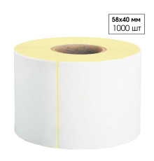Этикетки полипропиленовые 58х40 мм (1000 шт/рулон)