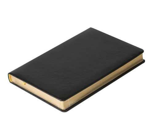 Ежедневник датированный "SILVANO" А4, 352 страницы черный, золотой срез