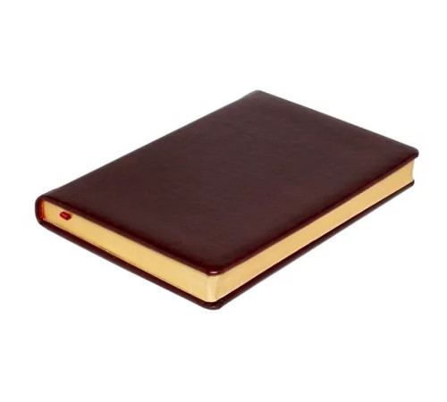 Ежедневник датированный "SILVANO" А5, 352 страницы, бардовый, золотой срез