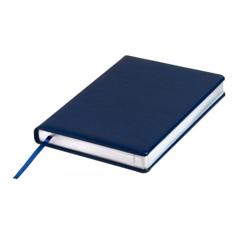 Ежедневник датированный "SILVANO" А5, 352 страницы, синий, серебряный срез
