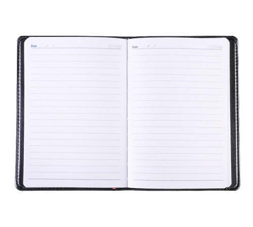 Ежедневник недатированный Deli, 32К 190х130 мм, 120 листов, кожзам, черный