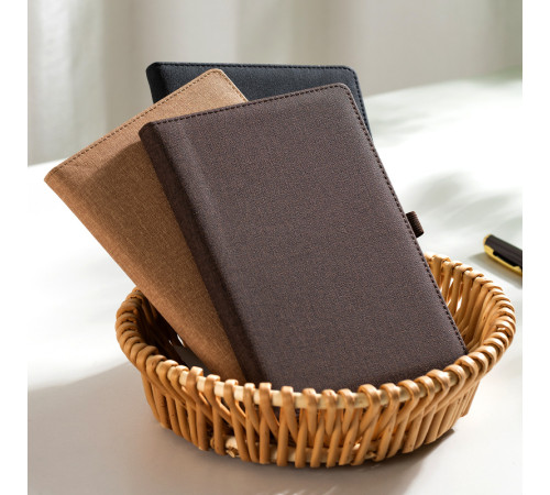 Ежедневник недатированный Deli А5, 96 страниц, 80 г/кв.м., серый 