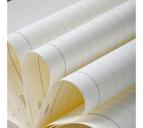 Ежедневник недатированный Deli "N012" А5, 144 страницы, кожзам, розовый