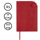 Ежедневник недатированный "CHARM" А5, 352 страницы, красный
