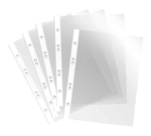 Файл-вкладыш Бюрократ Премиум, формат А5, 30 мкм 100 штук в упаковке