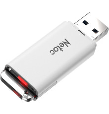 Флеш-память Netac NT03U185N-128G-30WH, 128GB, белая 