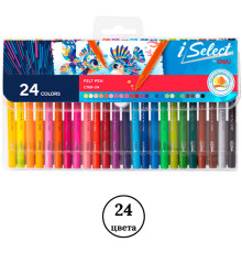 Фломастеры Deli " i Select", 24 цвета, PVC упаковка, европодвес