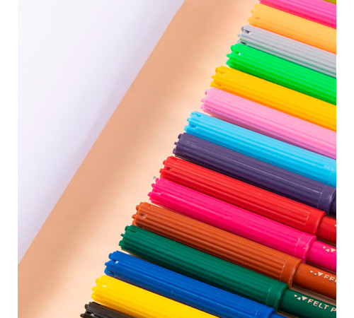 Фломастеры Deli " i Select", 24 цвета, PVC упаковка, европодвес