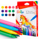 Фломастеры Deli "ColoRun", 12 цветов, картон