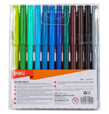 Фломастеры Deli "ColoRun", 24 цвета