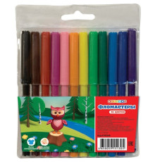 Фломастеры ЗХК  "Цветик", 12 цветов