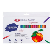 Фломастеры ЗХК  "Я-Художник", 24 цвета, картон