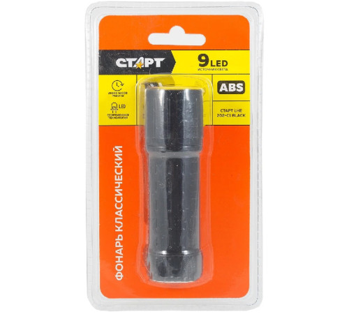 Фонарик СТАРТ LHE  202-C1 Black
