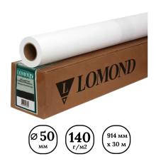 Фотобумага рулонная Lomond "Matt" (914 мм х 30 м х 50мм) 140 г/м2