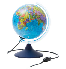 Глобус политический Globen, 21 см, c подсветкой  на круглой подставке