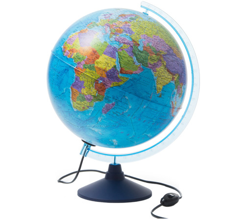 Глобус политический Globen, 32 см, с подстветкой на круглой подставке