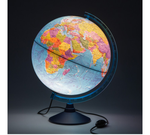 Глобус политический Globen, 32 см, с подстветкой на круглой подставке