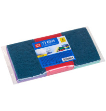 Губка для мытья посуды OfficeClean "Maxi", 3 штуки