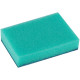 Губка для мытья посуды "Vega", поролон с абразивным слоем, 80х53х23 мм, 5 штук