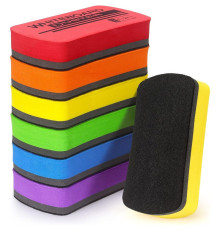 Губка магнитная для маркерных досок BASY 107 x 54 х 20 мм.