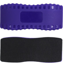 Губка магнитная для маркерных досок BASY 120 x 50 х 30 мм., фиолетовая