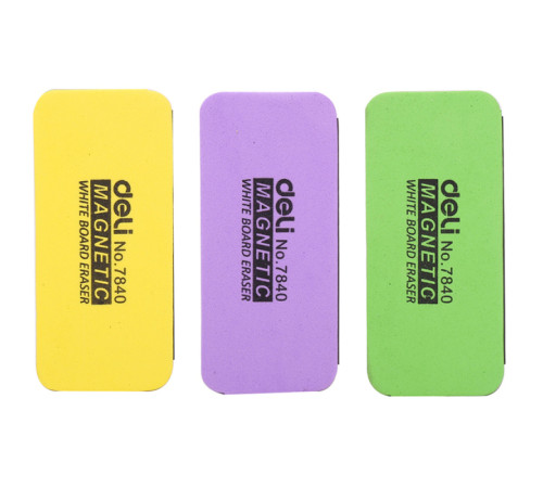 Губка магнитная для маркерных досок Deli 110 x 50 х 30 мм.