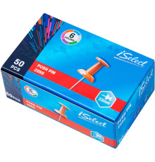 Гвоздики для доски DELI "i Select", цветные, 50 штук в коробочке