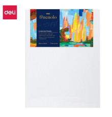 Холст на картоне DELI "Finenolo", 18х24 см, 280 г/м2, мелкое зерно, хлопок