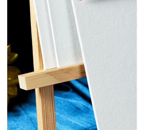 Холст на картоне DELI "Finenolo", 18х24 см, 280 г/м2, мелкое зерно, хлопок