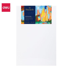 Холст на картоне DELI "Finenolo", 20х30 см, 280 г/м2, мелкое зерно, хлопок