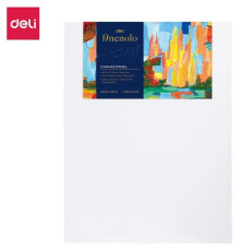 Холст на картоне DELI "Finenolo", 30х40 см, 280 г/м2, мелкое зерно, хлопок