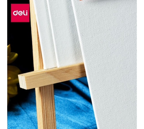 Холст на картоне DELI "Finenolo", 40х50 см, 280 г/м2, мелкое зерно, хлопок