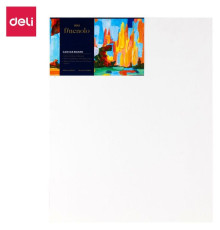 Холст на картоне DELI "Finenolo", 50х60 см, 280 г/м2, мелкое зерно, хлопок