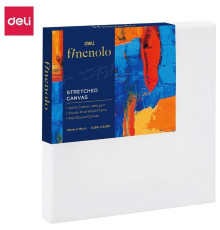 Холст на подрамнике DELI "Finenolo", 15х15 см, 280 г/м2, мелкое зерно, хлопок