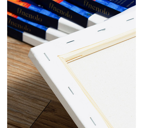 Холст на подрамнике DELI "Finenolo", 40х50 см, 280 г/м2, мелкое зерно, хлопок