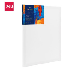 Холст на подрамнике DELI "Finenolo", 40х50 см, 280 г/м2, мелкое зерно, хлопок