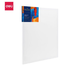 Холст на подрамнике DELI "Finenolo", 50х60 см, 280 г/м2, мелкое зерно, хлопок