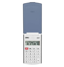 Калькулятор карманный DELI "39217" 8-разрядный, 105х63х15 мм, черный