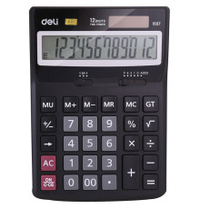 Калькулятор настольный DELI "1507" 12 разрядный черный