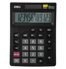 Калькулятор настольный DELI "1519A" 12 разрядный черный