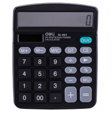 Калькулятор настольный DELI "E837" 12 разрядный черный