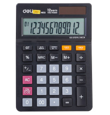 Калькулятор настольный DELI "M01320" 12 разрядный, 149х104х26,6 мм, черный