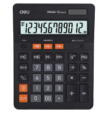 Калькулятор настольный DELI "М444" 12 разрядный черный
