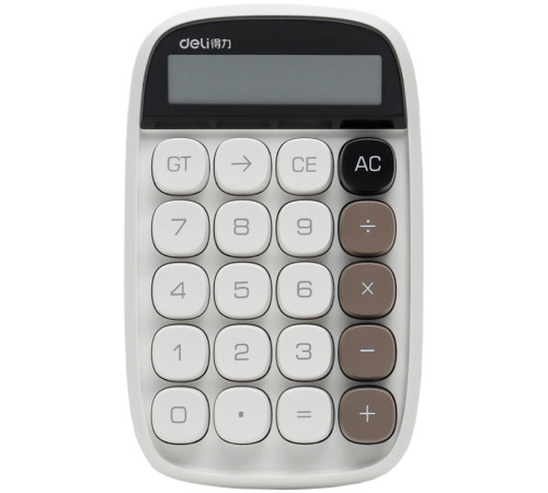 Калькулятор настольный DELI "TE35" 10 разрядный, 151х91х35 мм, белый