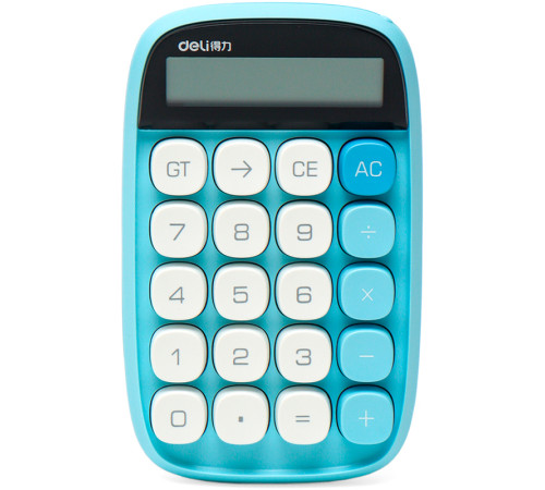 Калькулятор настольный DELI "TE35" 10 разрядный, 151х91х35 мм, синий