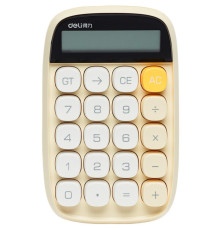Калькулятор настольный DELI "TE35" 10 разрядный, 151х91х35 мм, желтый