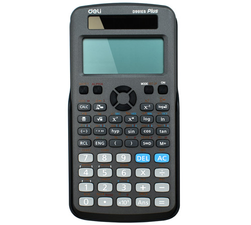 Калькулятор научный DELI ED-991ES, 12 разрядов, 417 функций, 180х90х20 мм, черный